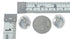 Onyx Genuine Sterling Silver Concho Post Stud Earrings AX129921